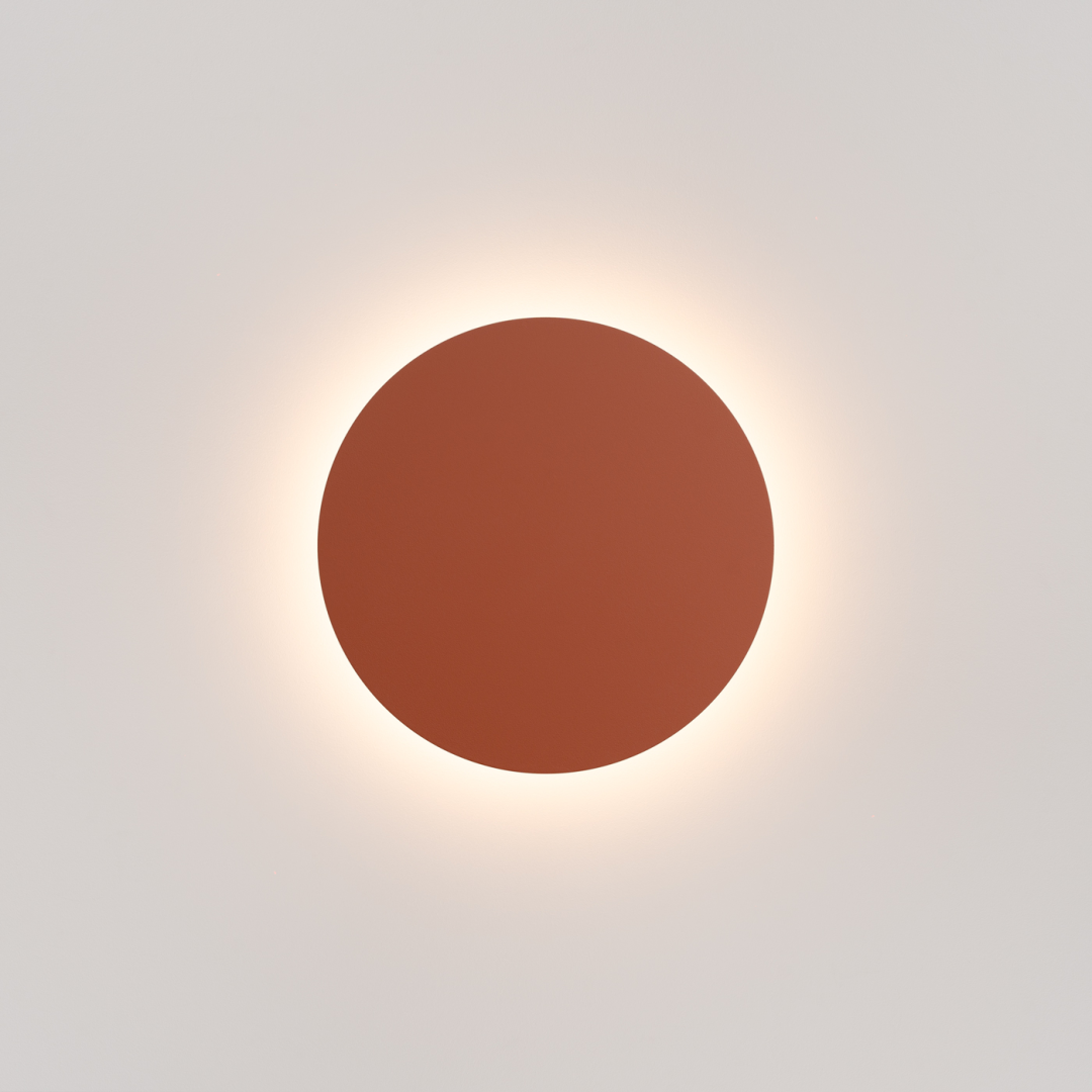 Kinkiet BORGEN ochra czerwona LED 3000K - 19110