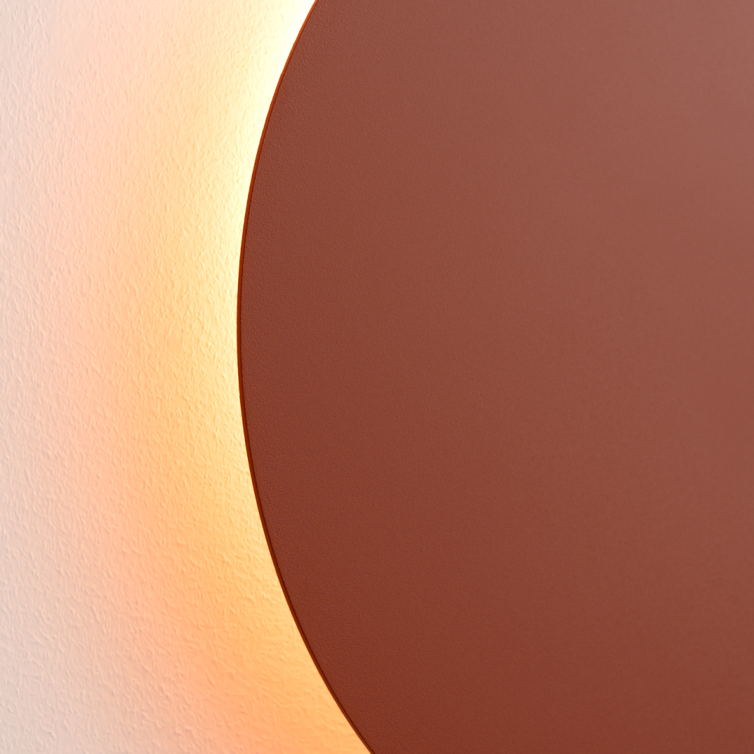 Kinkiet BORGEN ochra czerwona LED 3000K - 19111