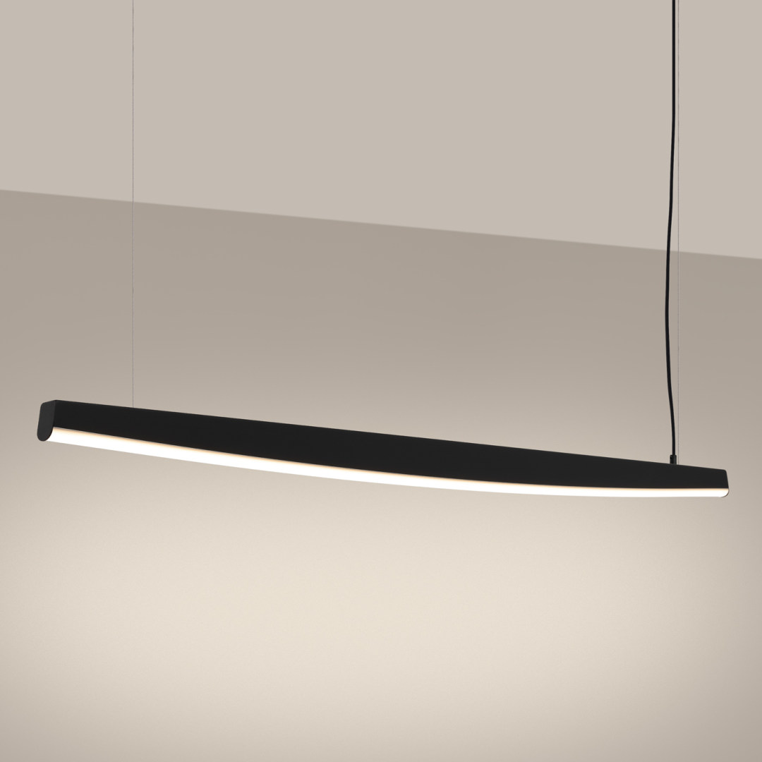 Lampa wisząca JORUN 150 czarna LED 3000K - 19136