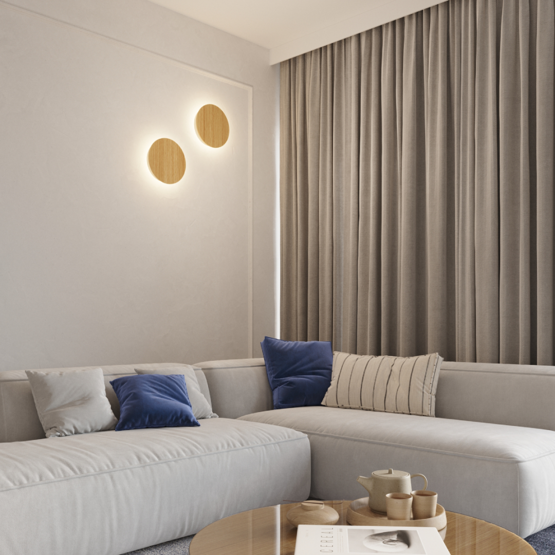 Kinkiet BORGEN drewno LED 3000K - 19198