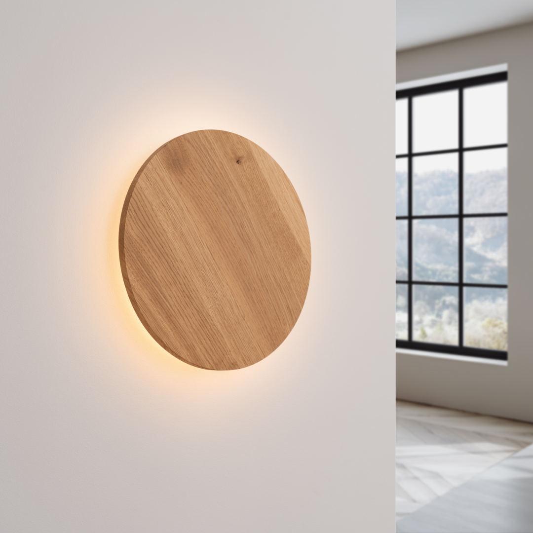 Kinkiet BORGEN drewno LED 3000K - 19201