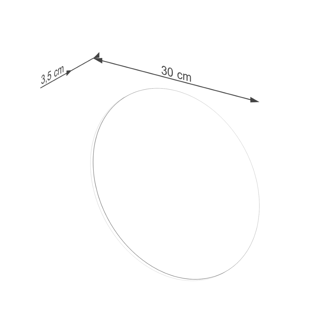 Kinkiet BORGEN drewno LED 3000K - 19208