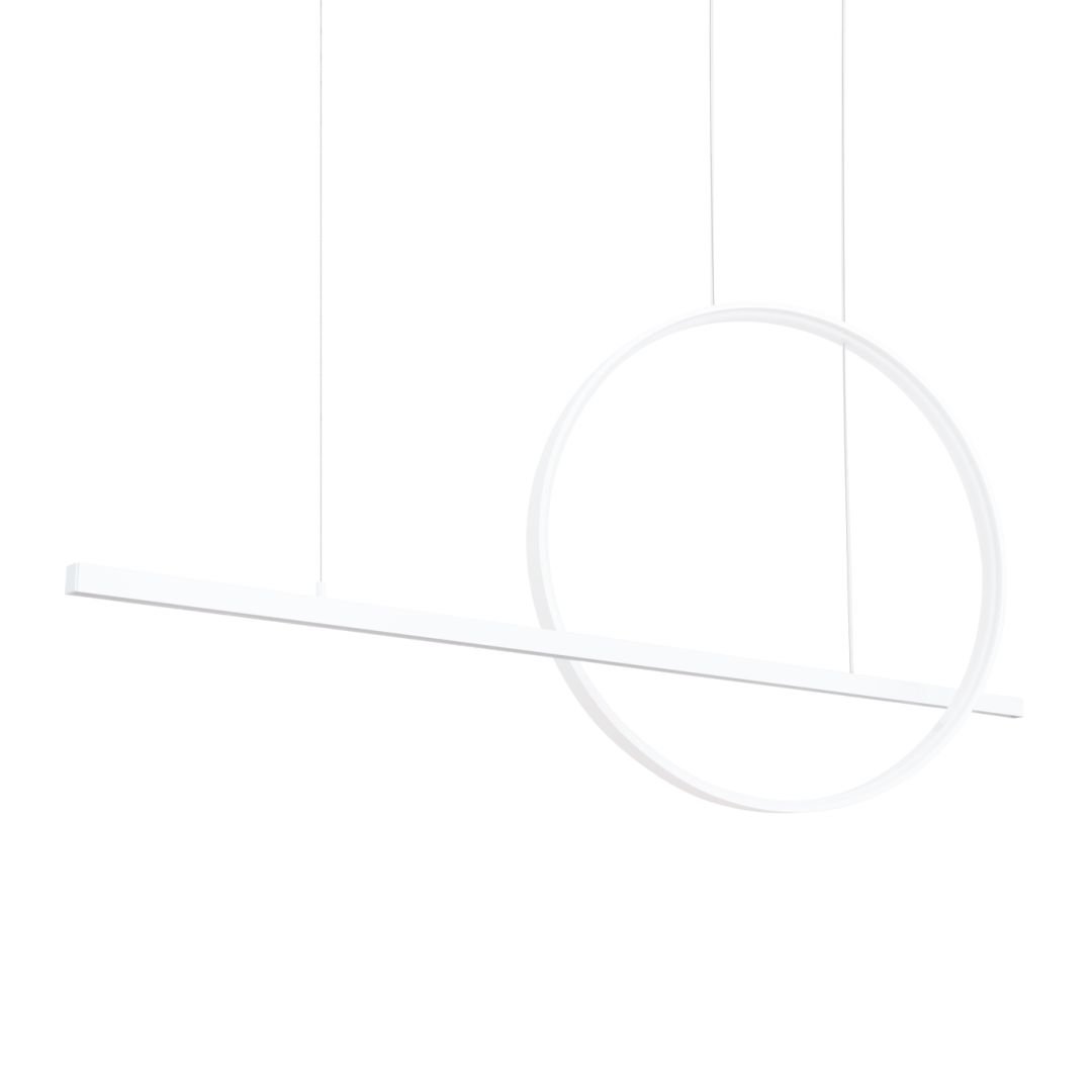 Lampa wisząca GLAD biała LED 4000K - 19226