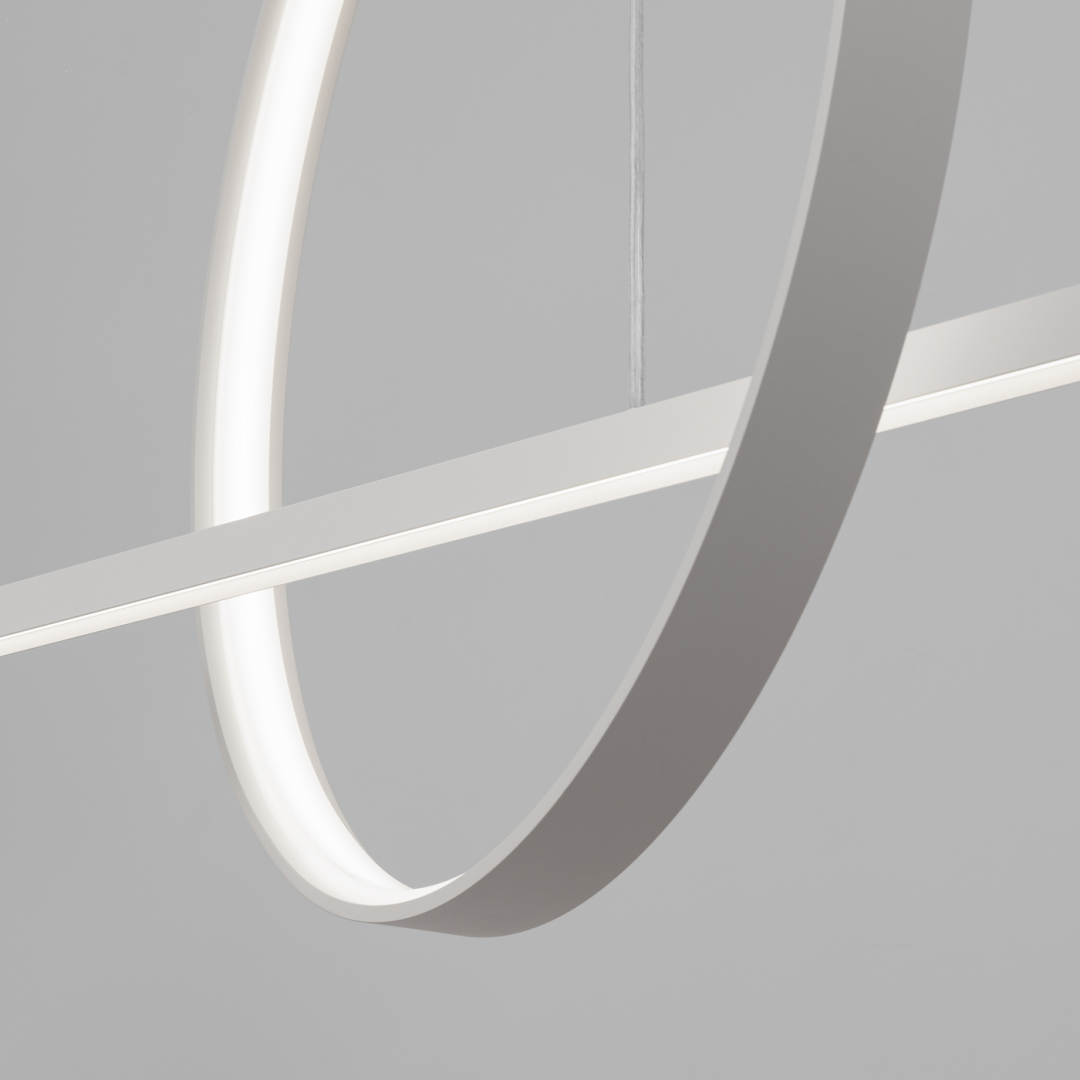 Lampa wisząca GLAD biała LED 4000K - 19234