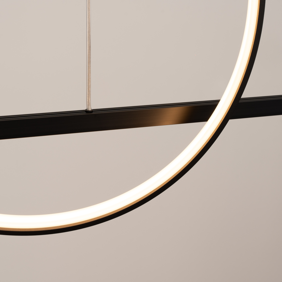 Lampa wisząca GLAD czarna LED 3000K - 19247