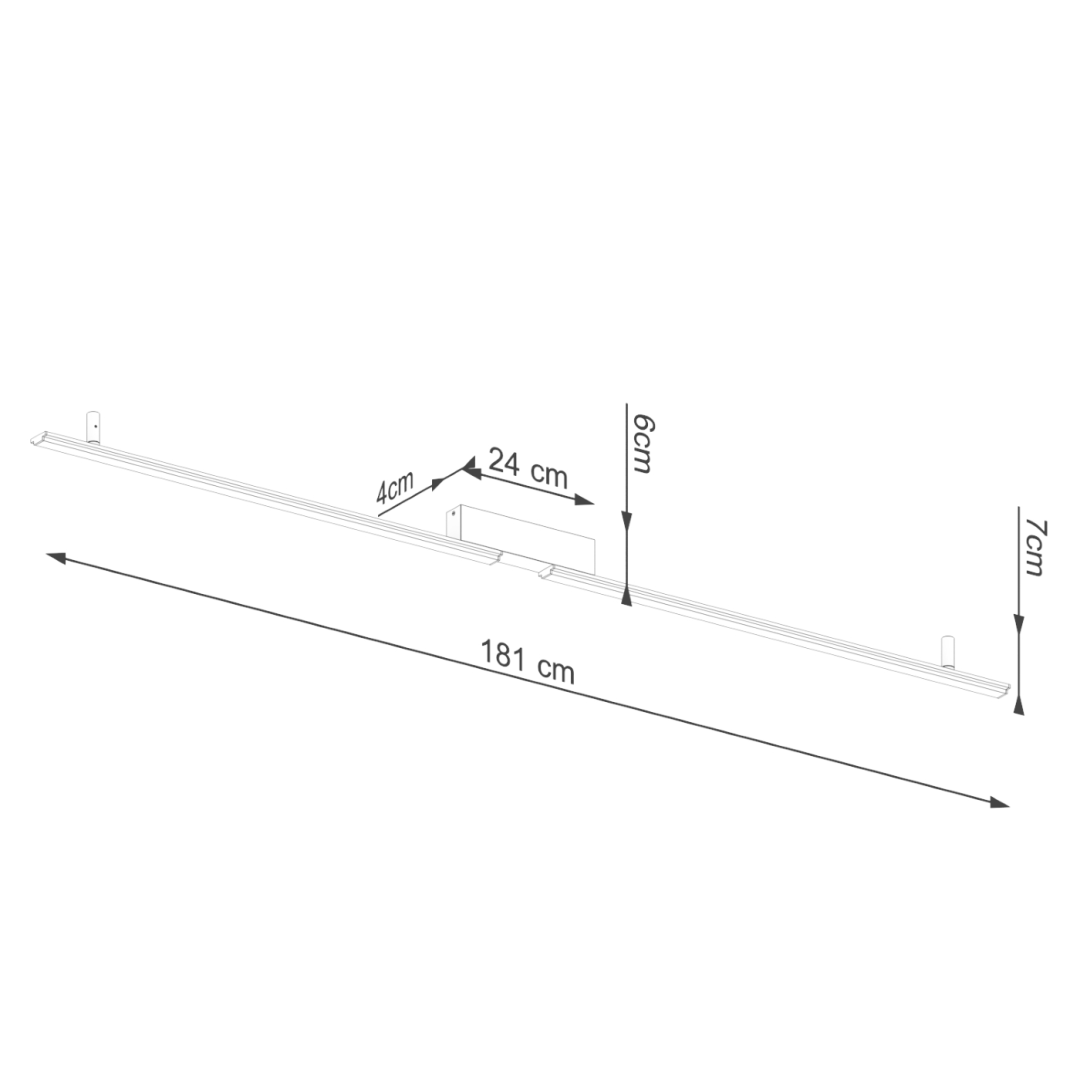 Plafon LAGOM czarny 3000K - 19572