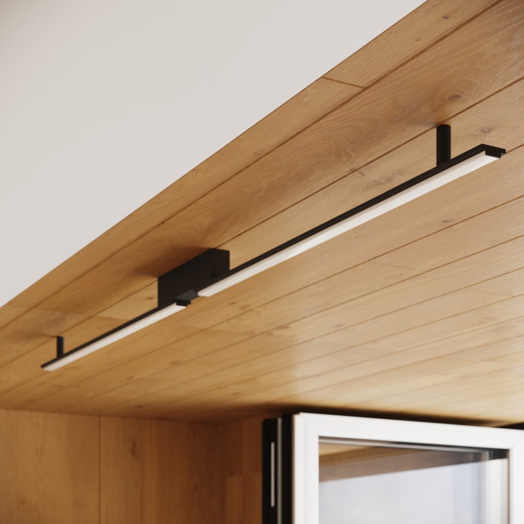 Plafon LAGOM czarny 4000K - 19643