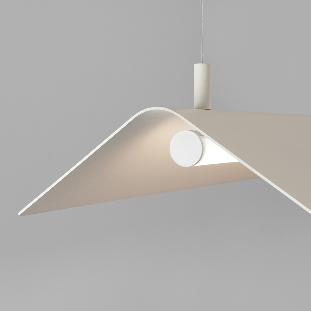 Lampa wisząca ELVA beżowa LED 4000K - 19726