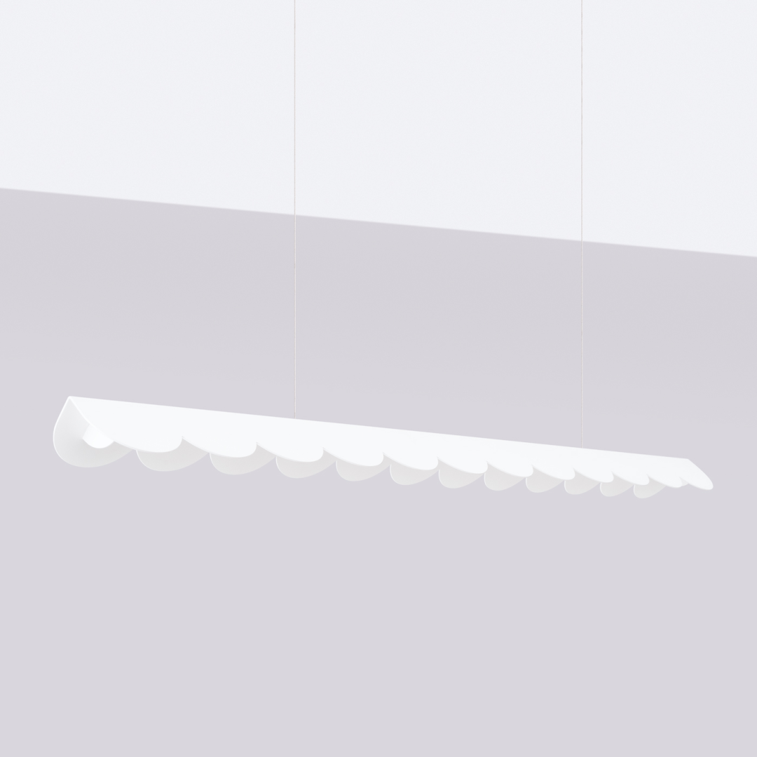 Lampa wisząca BISCUIT biała LED 4000K - 19737