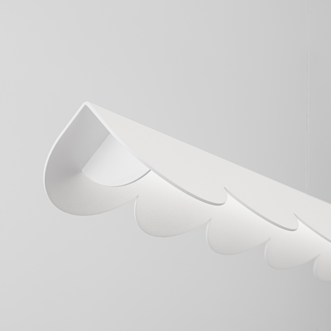 Lampa wisząca BISCUIT biała LED 4000K - 19739