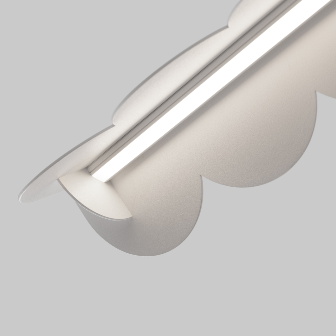 Lampa wisząca BISCUIT biała LED 4000K - 19741