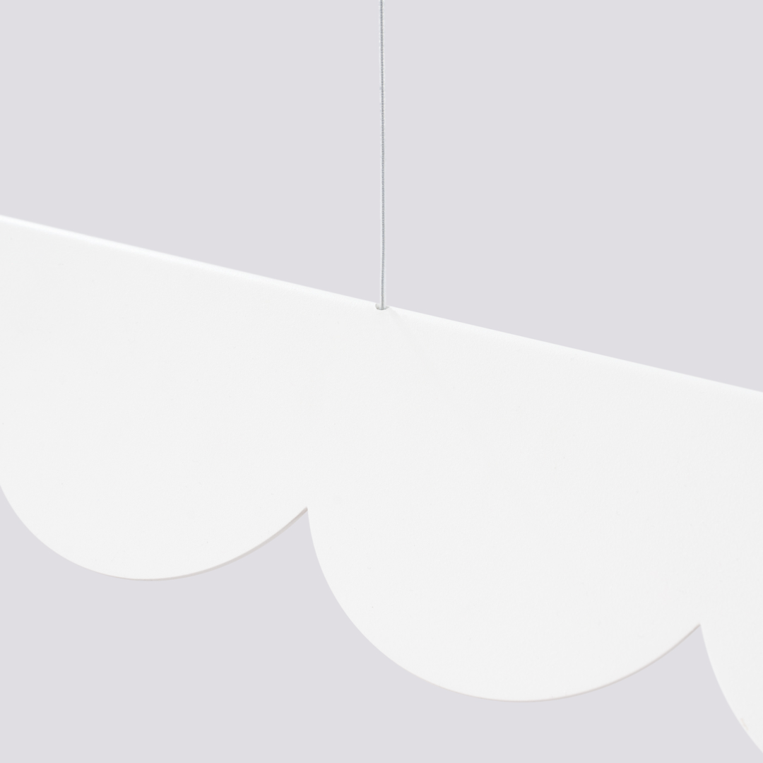 Lampa wisząca BISCUIT biała LED 4000K - 19743