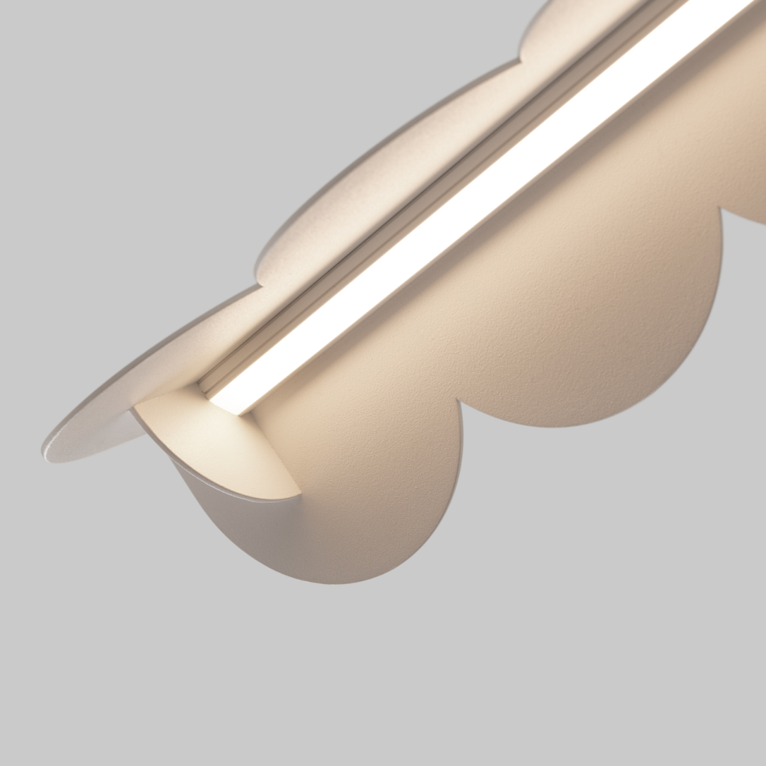 Lampa wisząca BISCUIT beżowa LED 4000K - 19771