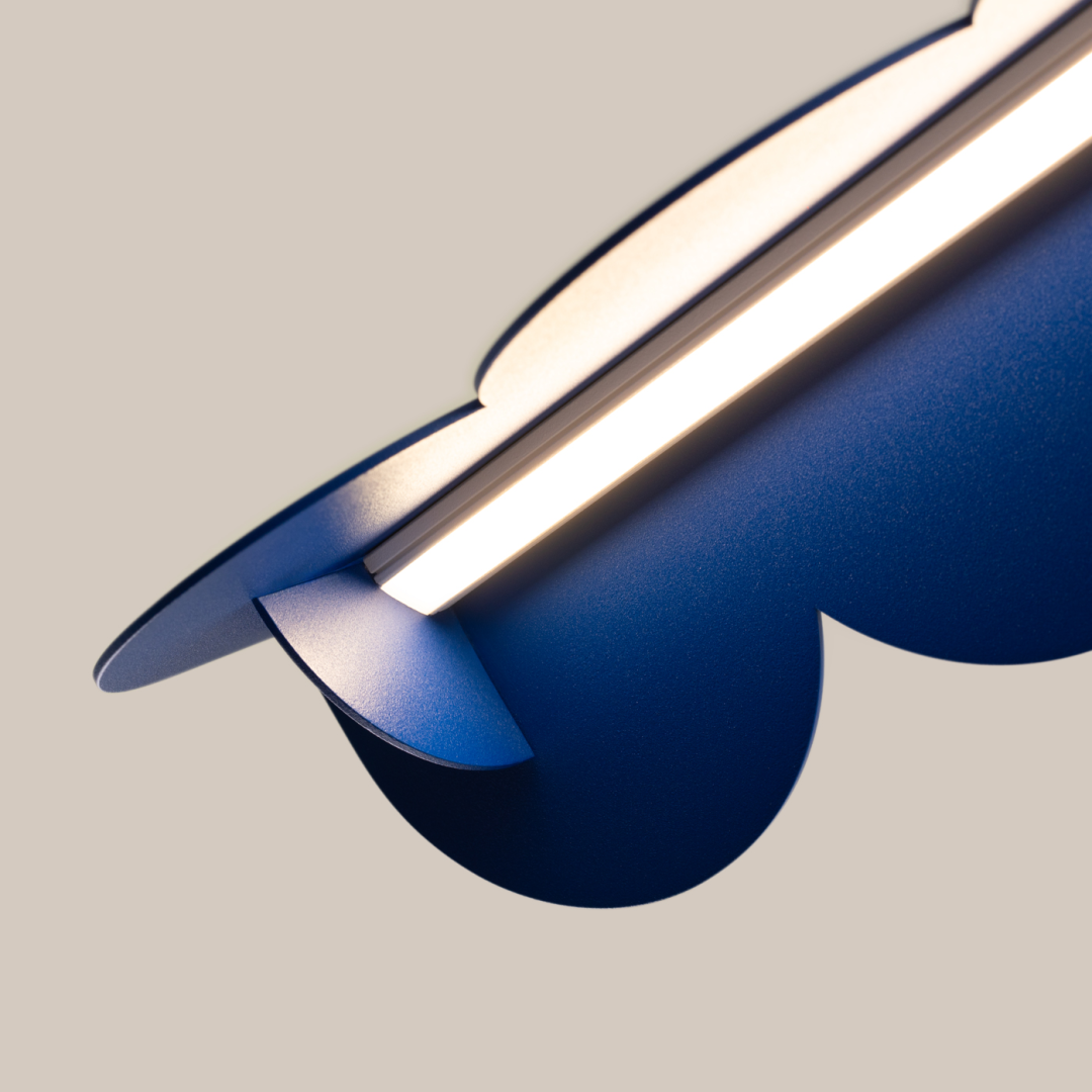 Lampa wisząca BISCUIT ultramaryna LED 3000K - 19786