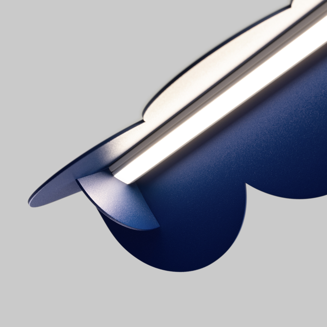 Lampa wisząca BISCUIT ultramaryna LED 4000K - 19801