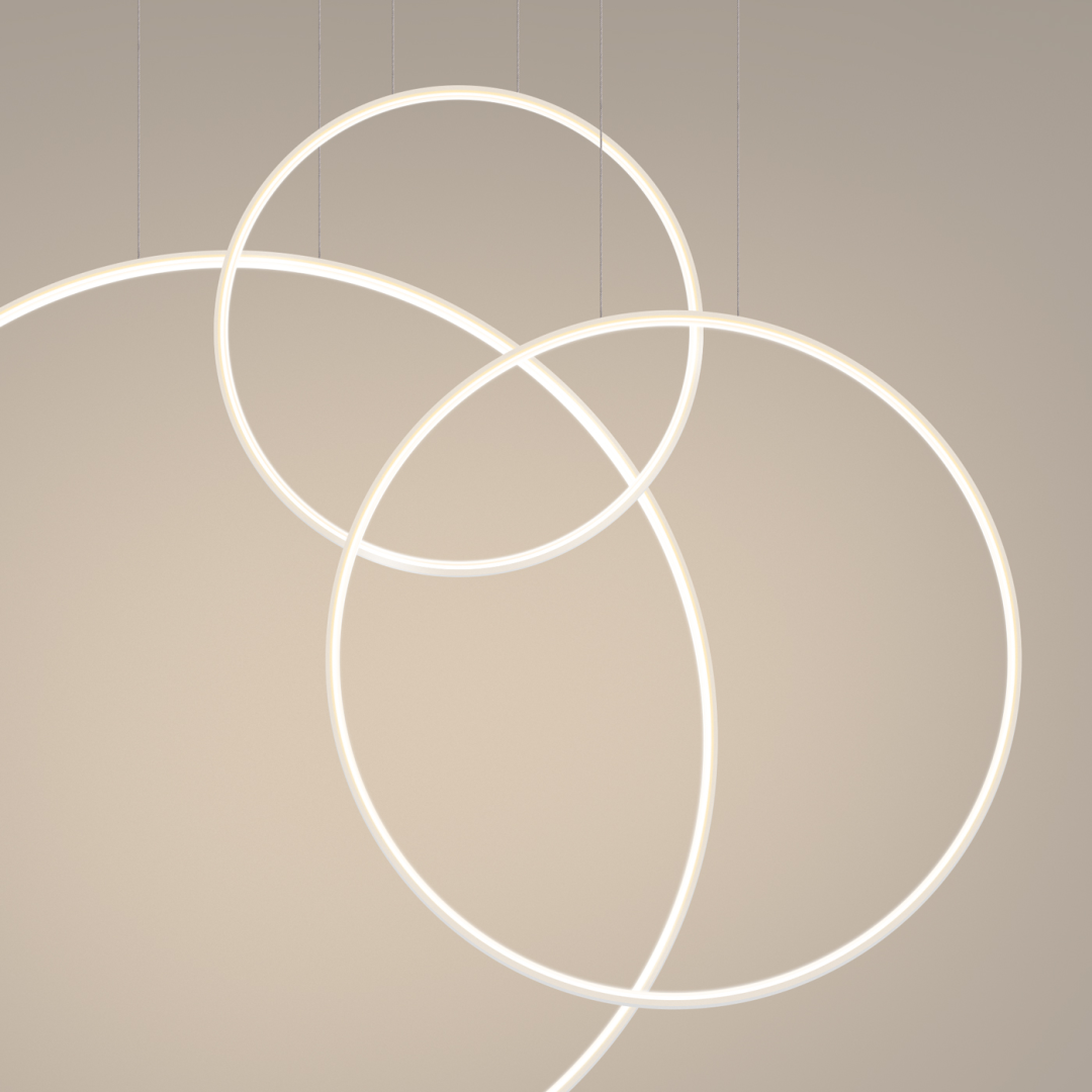 Lampa wisząca RIO 3 55/78/110 biała LED 3000K - 19819