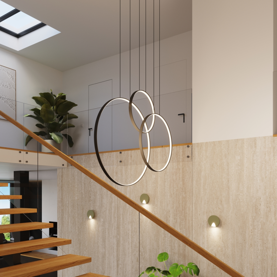 Lampa wisząca RIO 3 55/78/110 czarna LED 3000K - 19840