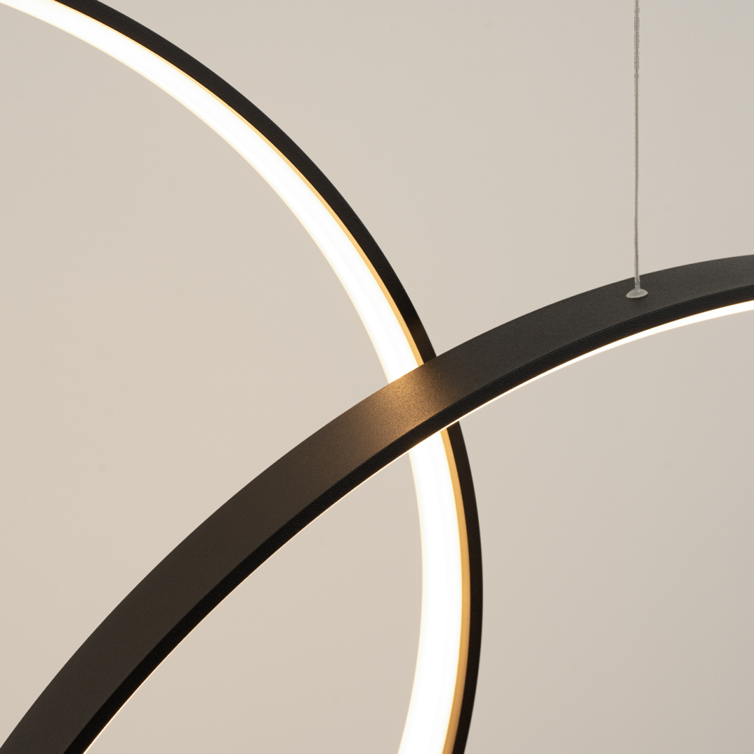 Lampa wisząca RIO 3 55/78/110 czarna LED 3000K - 19844