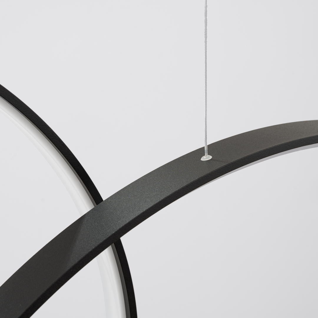 Lampa wisząca RIO 3 55/78/110 czarna LED 3000K - 19846