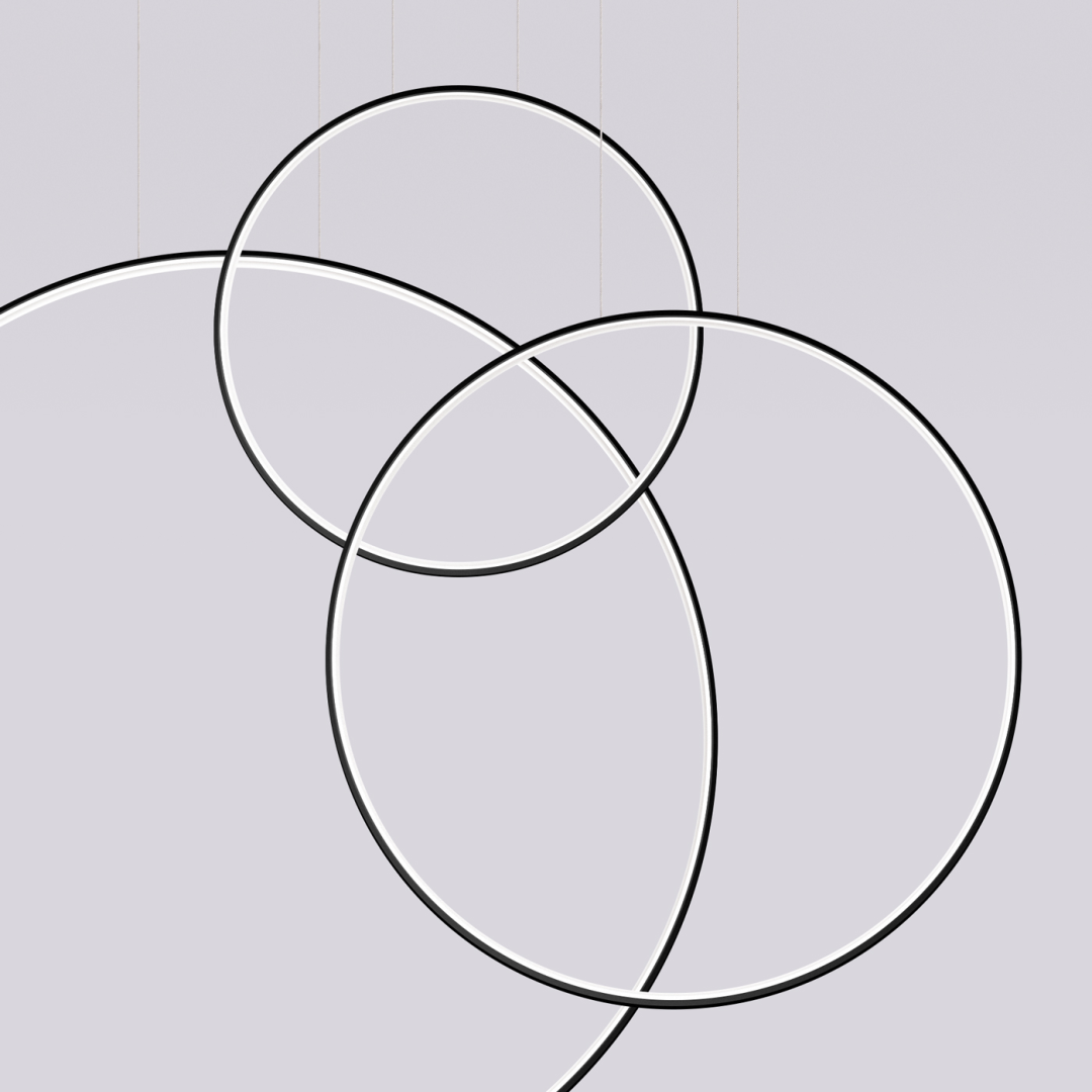 Lampa wisząca RIO 3 55/78/110 czarna LED 3000K - 19848