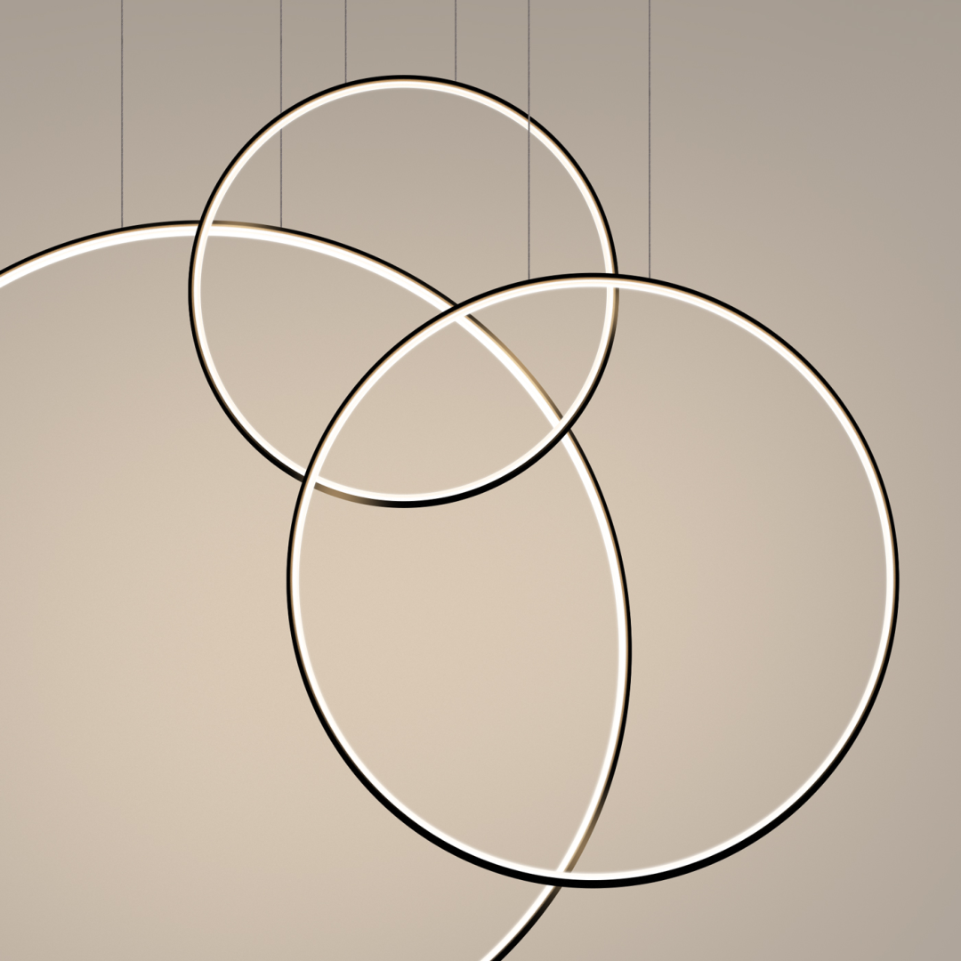 Lampa wisząca RIO 3 55/78/110 czarna LED 3000K - 19849