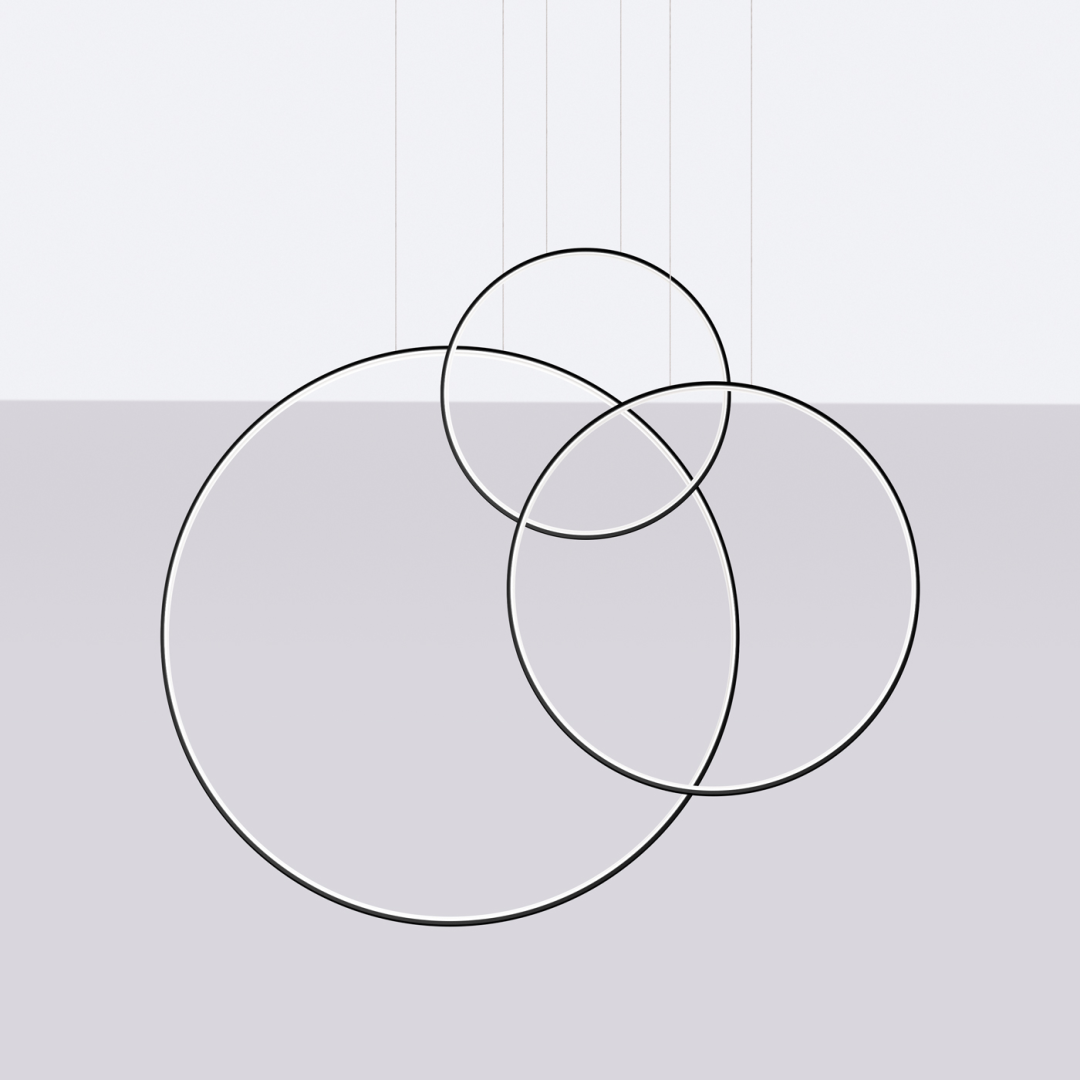 Lampa wisząca RIO 3 55/78/110 czarna LED 4000K - 19857