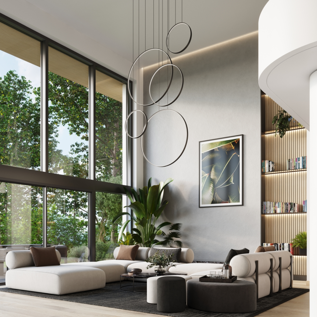 Lampa wisząca RIO 5 55/55/78/110/110 biała LED 4000K - 19884