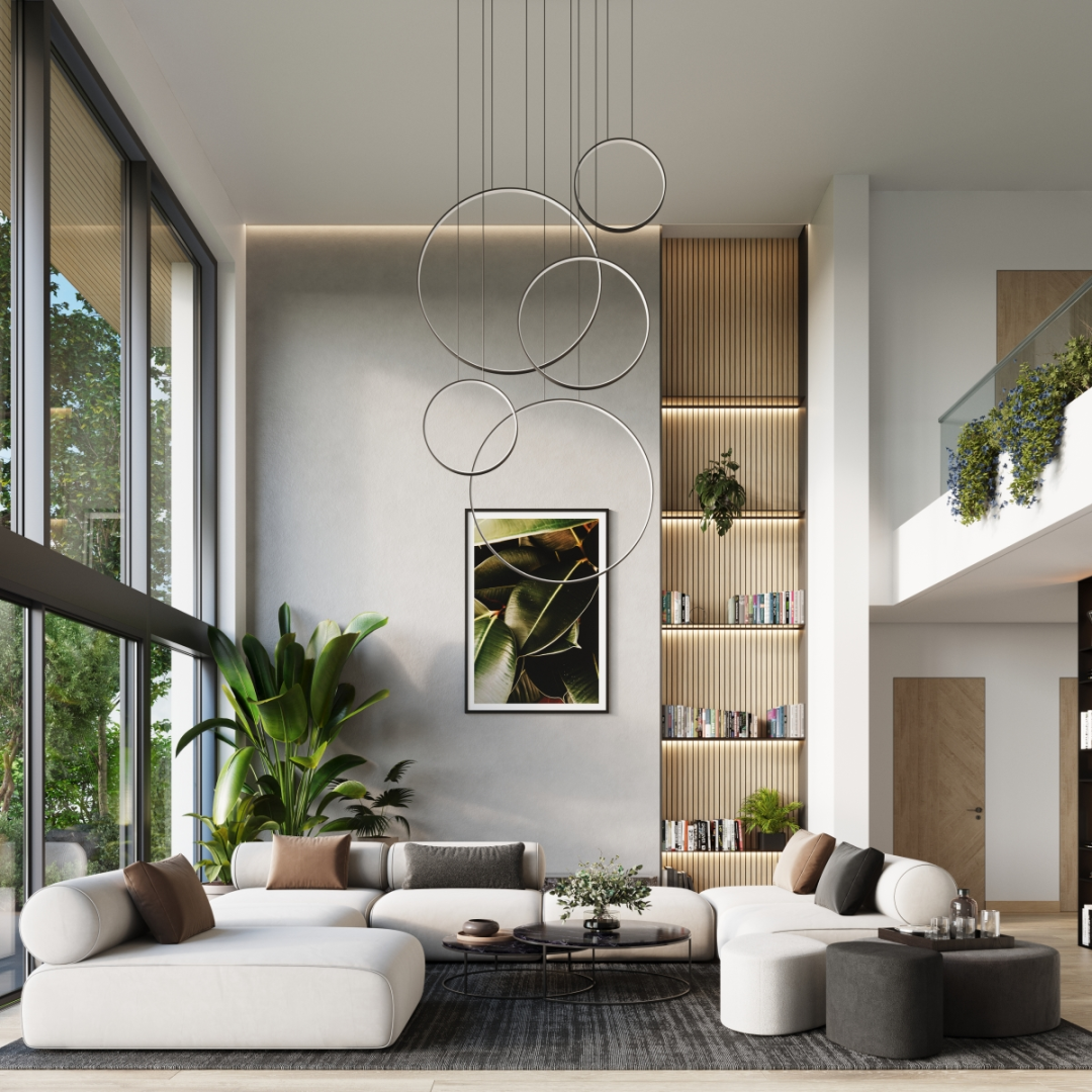 Lampa wisząca RIO 5 55/55/78/110/110 biała LED 4000K - 19885