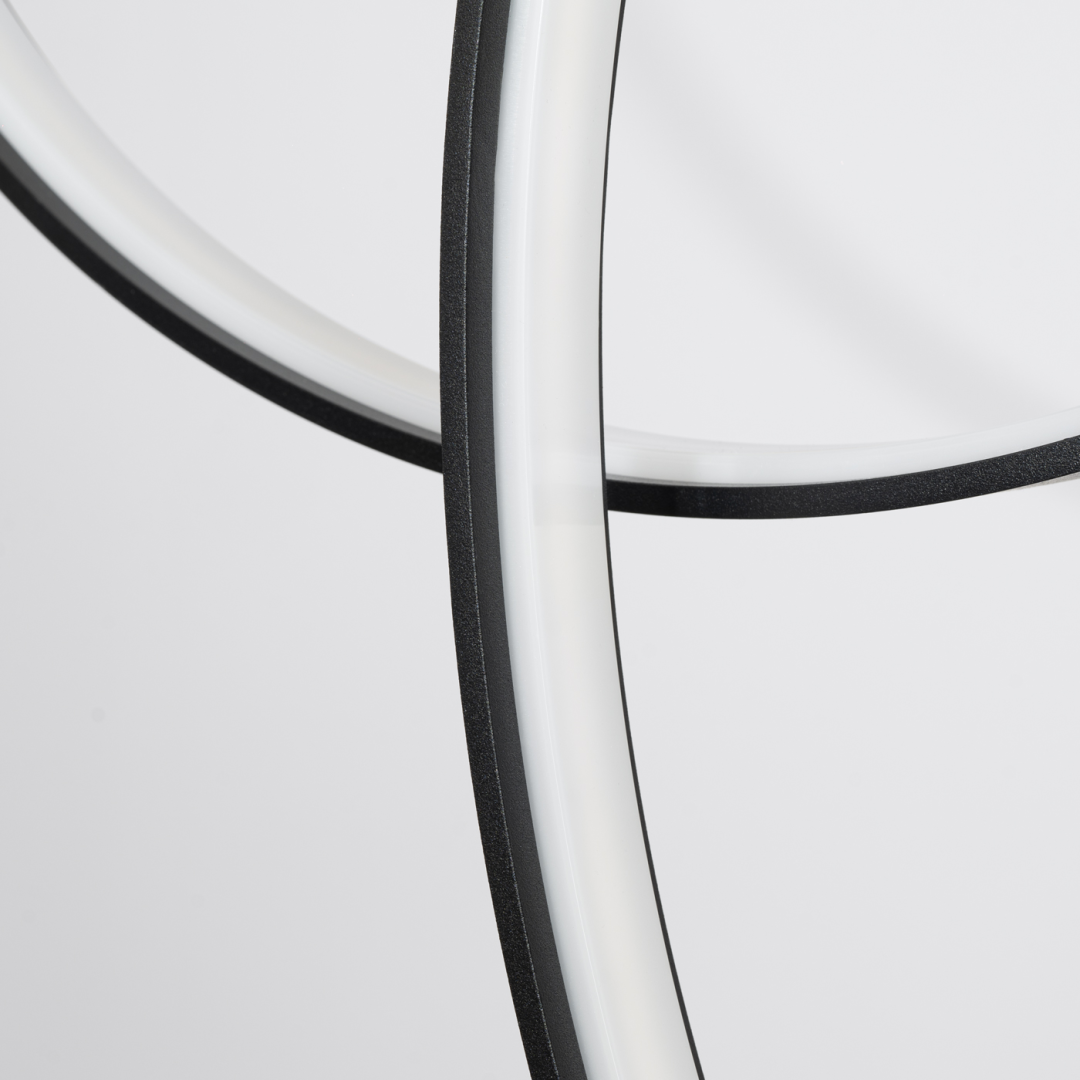 Lampa wisząca RIO 5 55/55/78/110/110 czarna LED 4000K - 19907