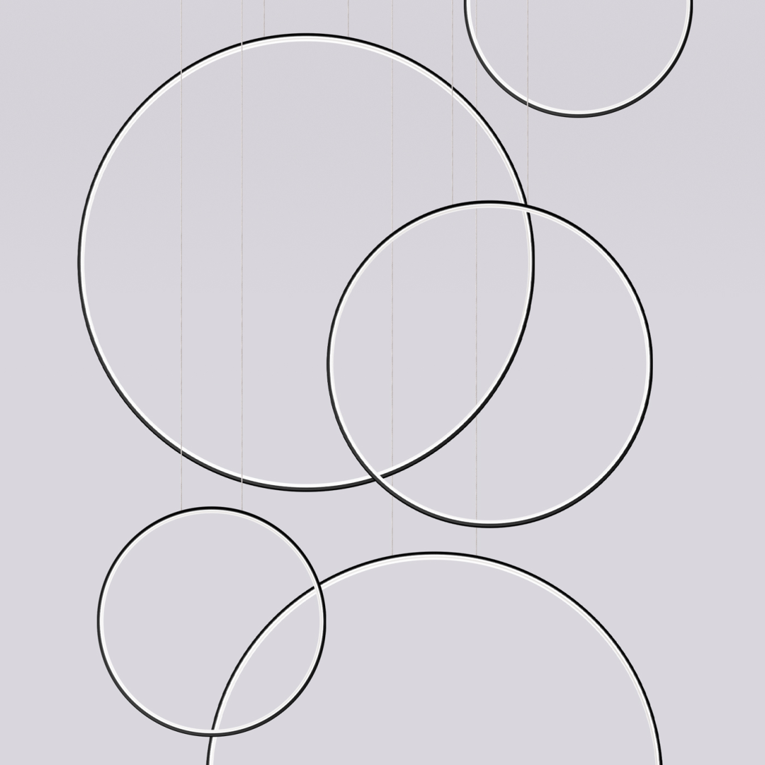 Lampa wisząca RIO 5 55/55/78/110/110 czarna LED 4000K - 19908