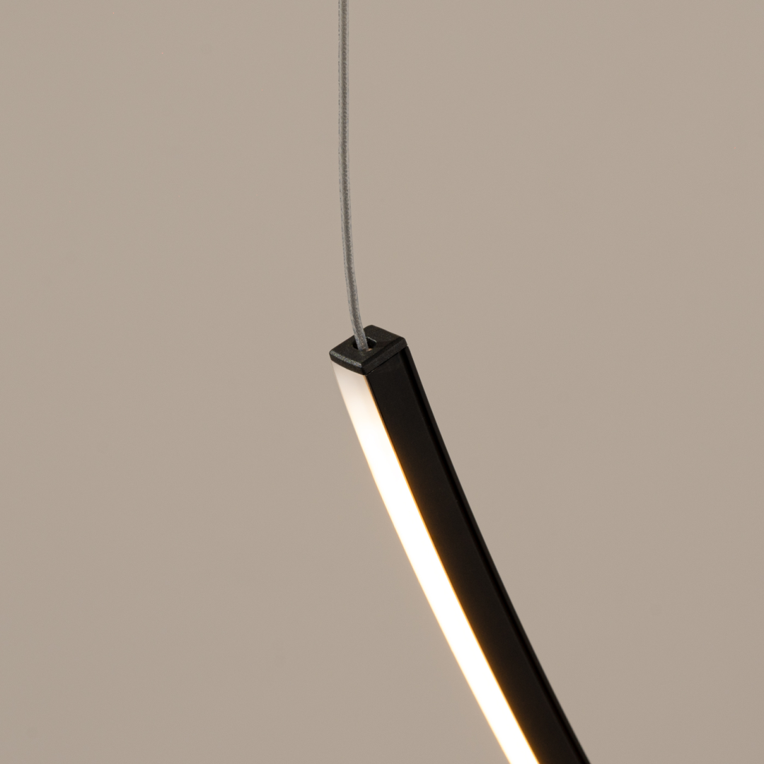 Żyrandol ALVAR 1 czarny LED 3000K - 19919