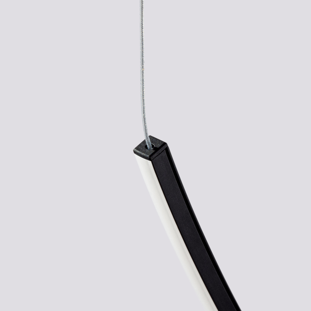 Żyrandol ALVAR 1 czarny LED 3000K - 19923