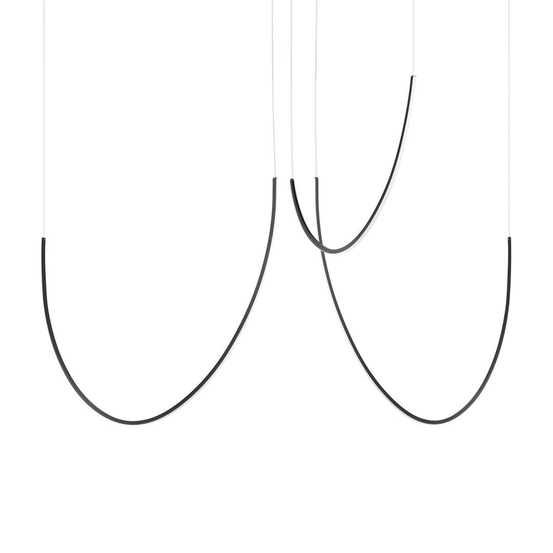 Żyrandol ALVAR 3 czarny LED 3000K - 19928