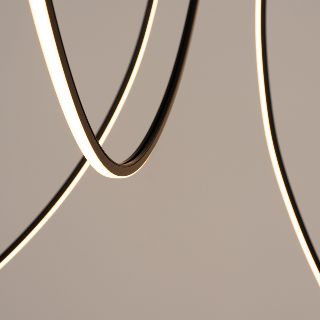 Żyrandol ALVAR 3 czarny LED 3000K - 19934