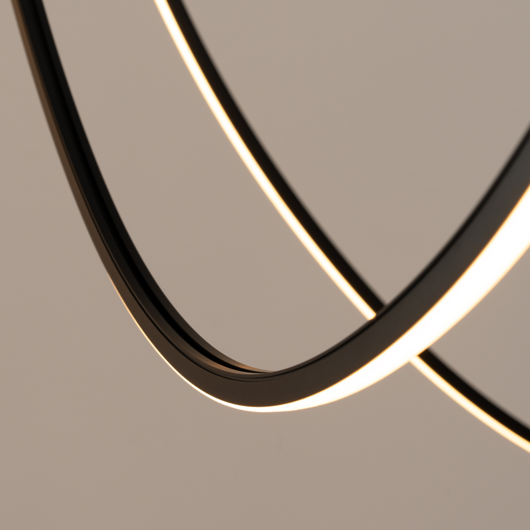 Żyrandol ALVAR 3 czarny LED 3000K - 19935