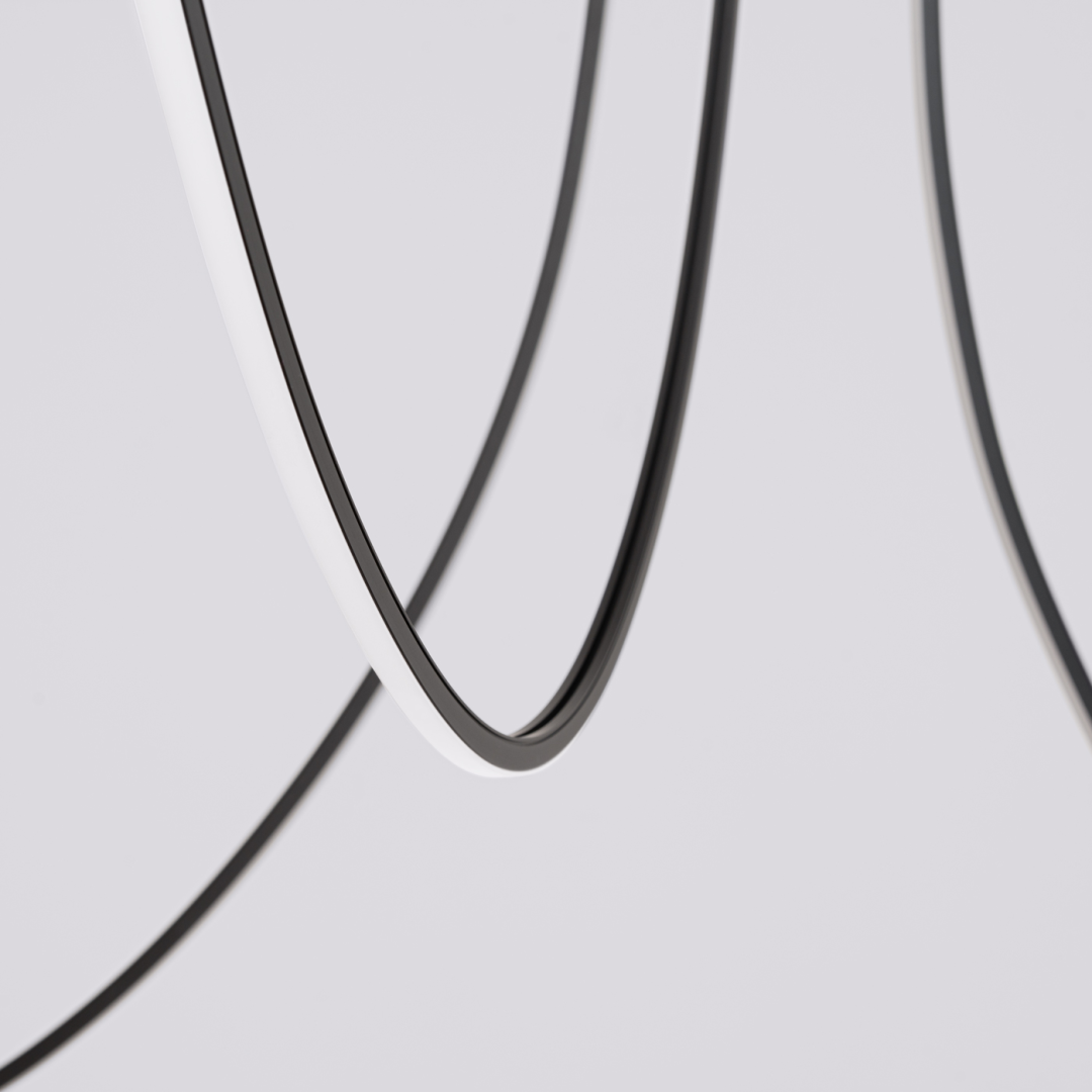 Żyrandol ALVAR 3 czarny LED 3000K - 19936