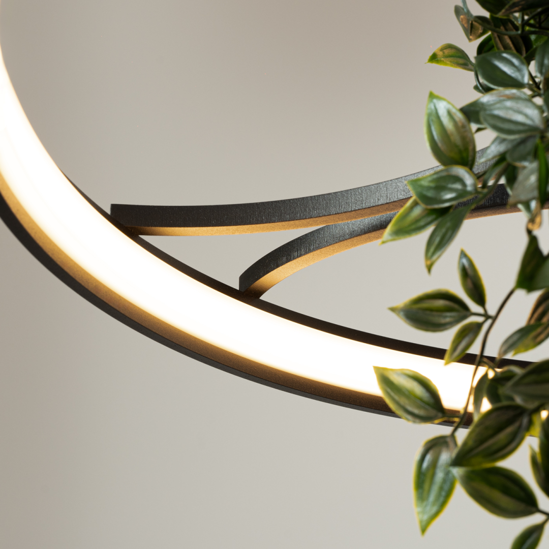 Żyrandol RIO BIO 78 czarny LED 3000K - 19951