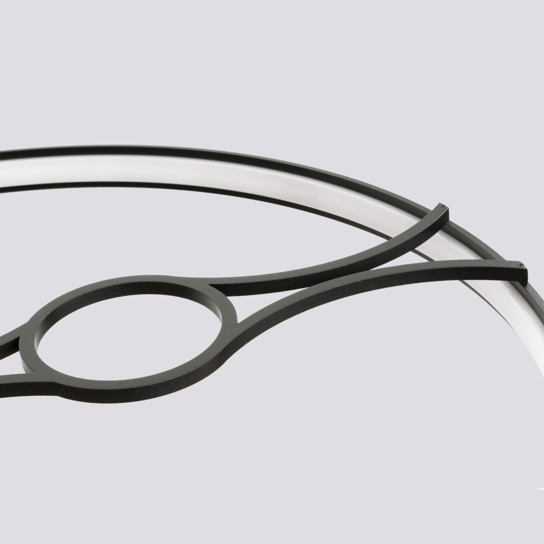 Żyrandol RIO BIO 78 czarny LED 4000K - 19967