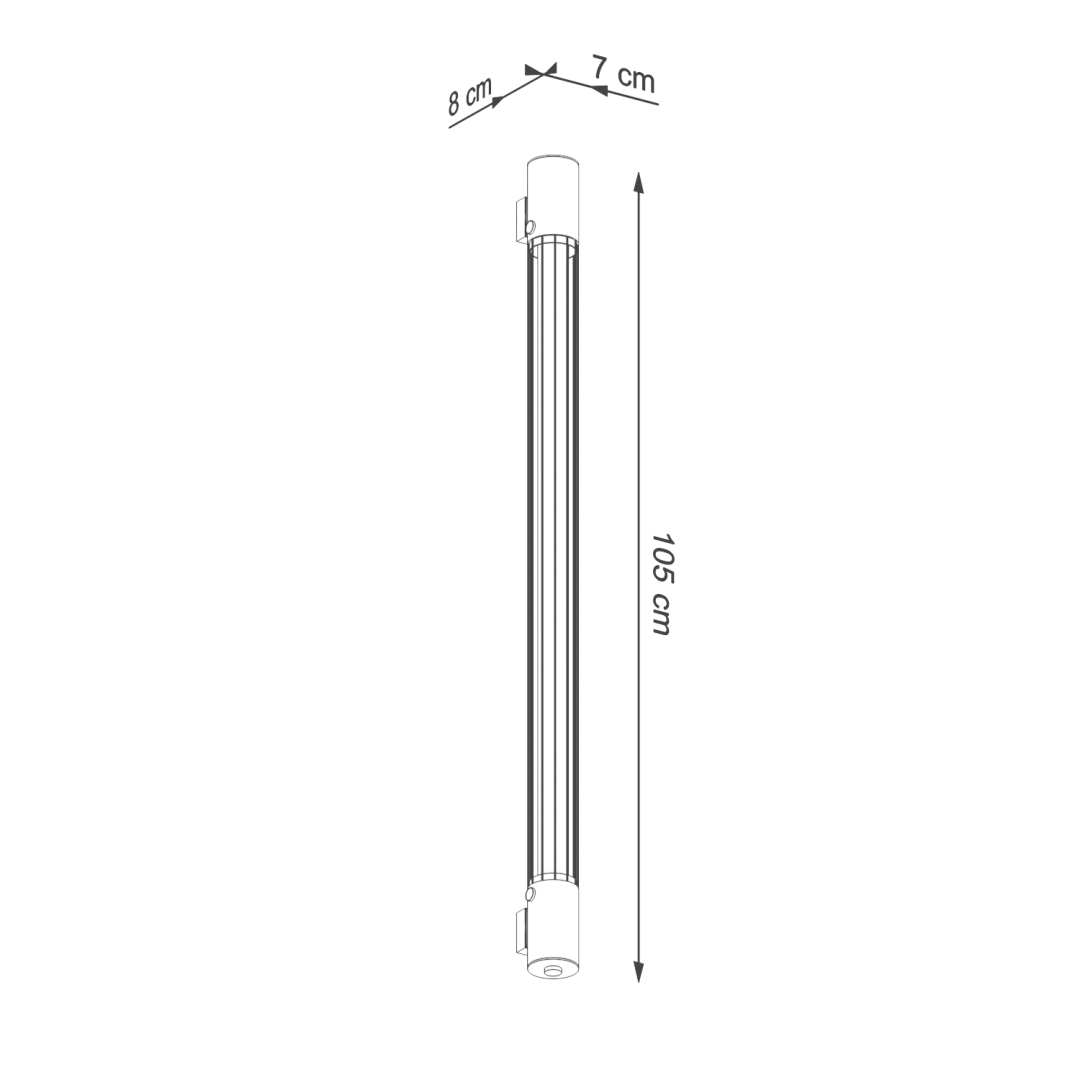 Kinkiet VALO czarny - 20003