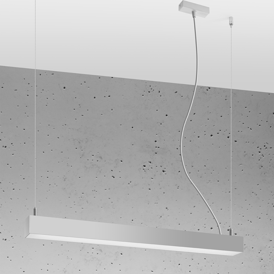 Lampa wisząca PINNE 67 szara 3000K - 20197