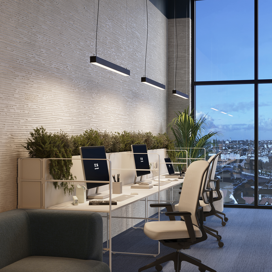 Lampa wisząca PINNE 67 czarna 4000K - 20218