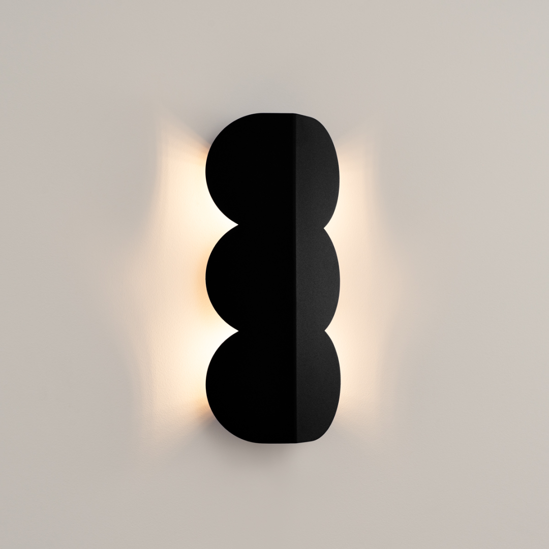 Kinkiet BISCUIT czarny - 22023