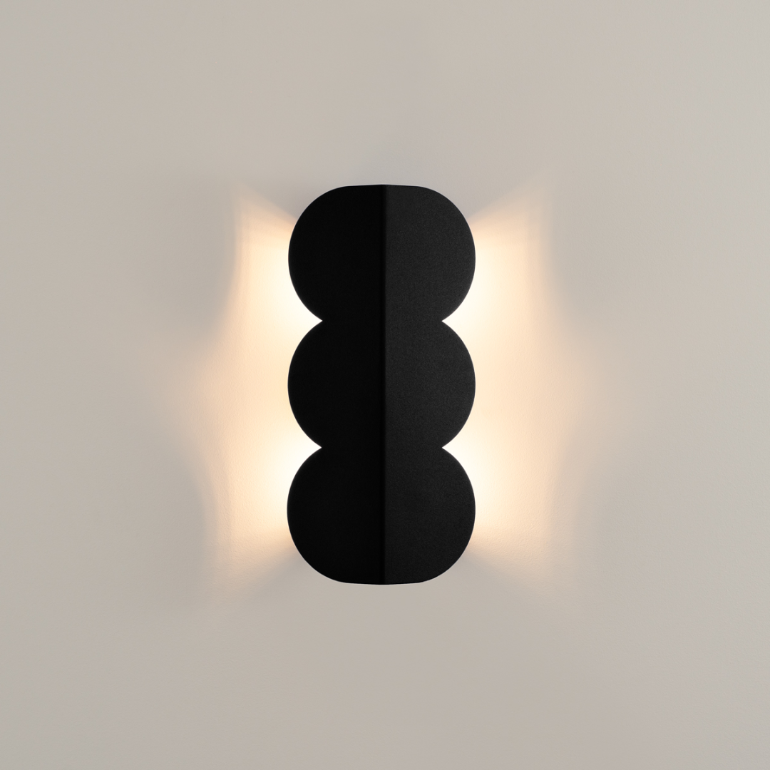 Kinkiet BISCUIT czarny - 22027