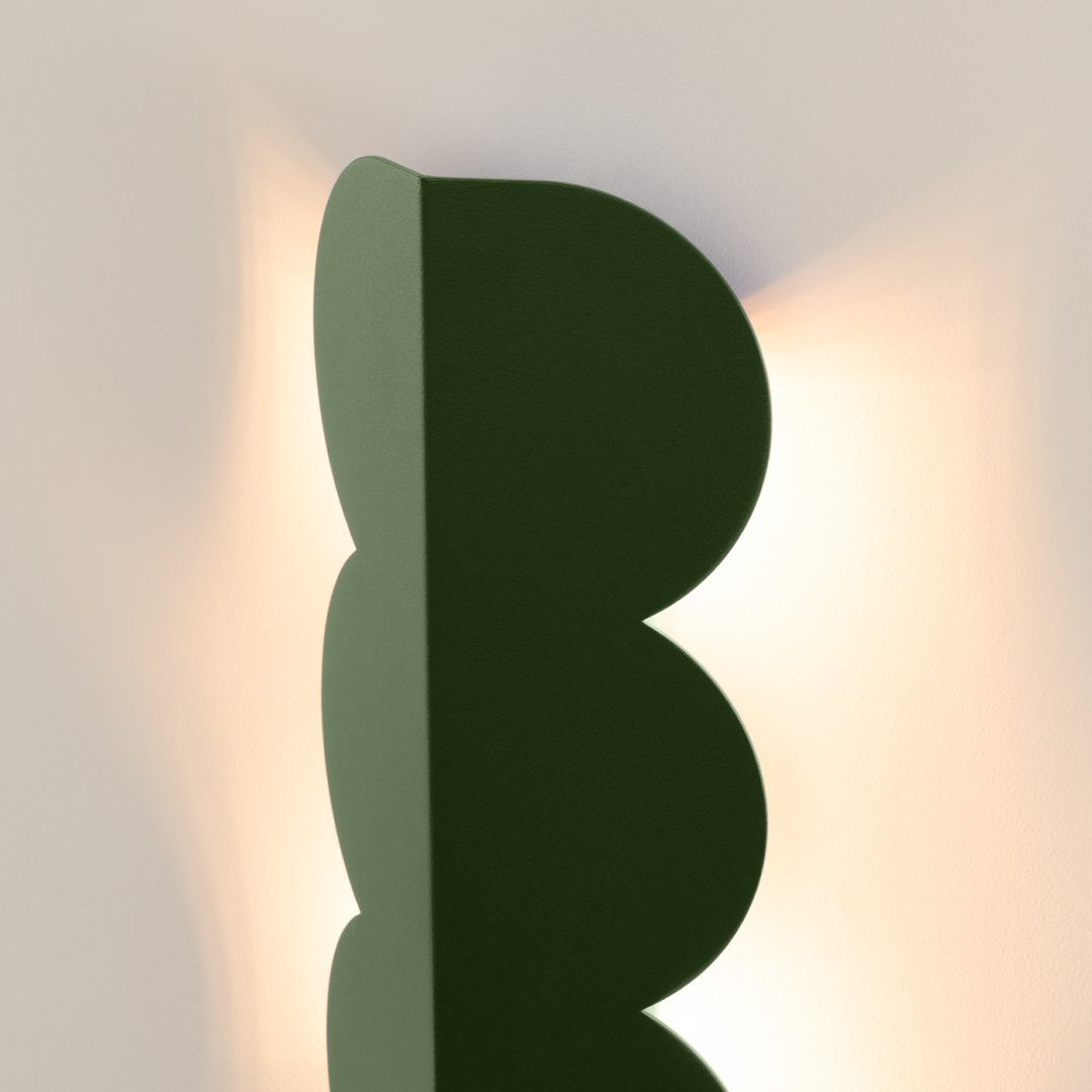 Kinkiet BISCUIT zielony oliwkowy - 22089