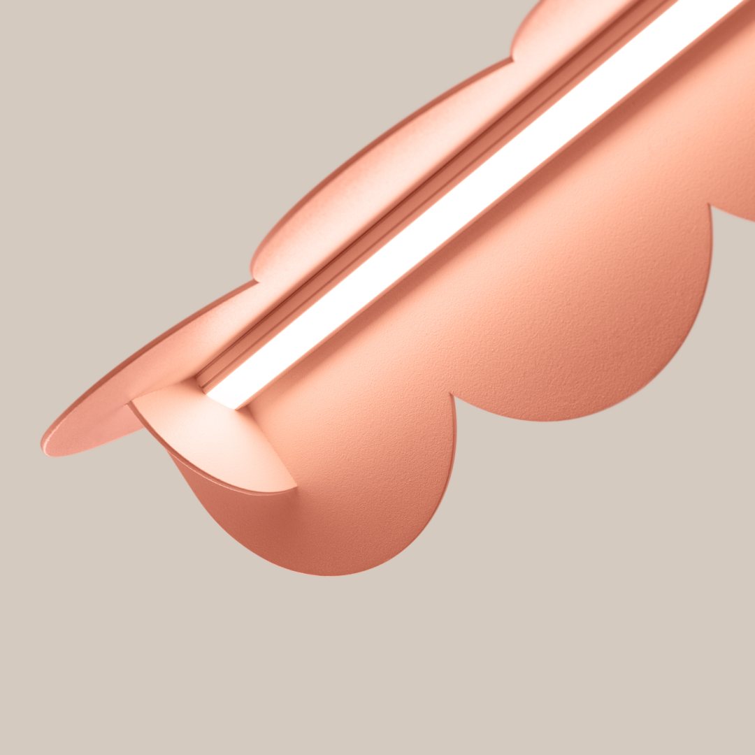 Lampa wisząca BISCUIT brzoskwiniowy LED 3000K - 22246