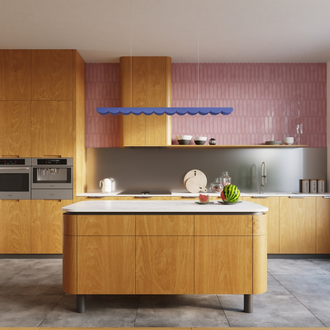 Lampa wisząca BISCUIT brzoskwiniowy LED 4000K - 22251