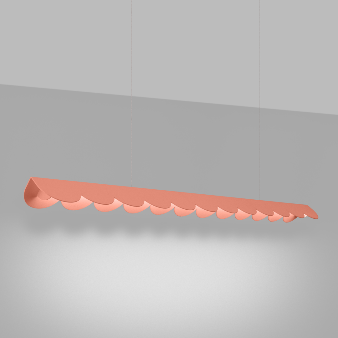 Lampa wisząca BISCUIT brzoskwiniowy LED 4000K - 22255