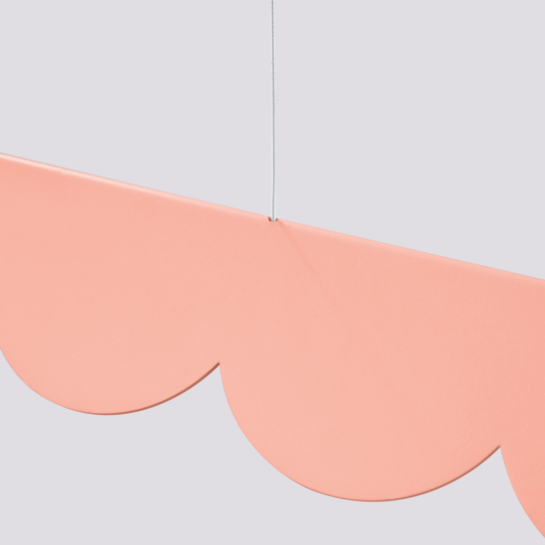 Lampa wisząca BISCUIT brzoskwiniowy LED 4000K - 22258