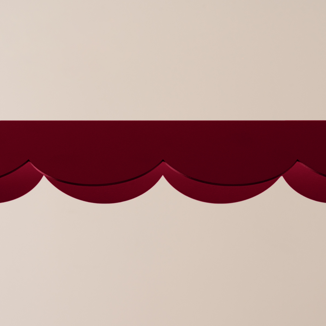 Lampa wisząca BISCUIT burgund LED 3000K - 22274