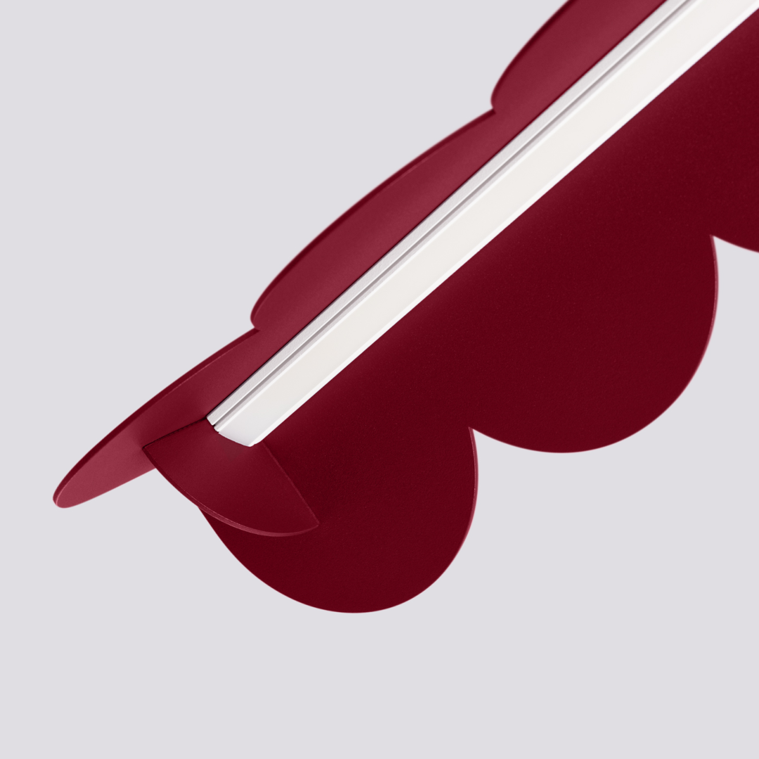 Lampa wisząca BISCUIT burgund LED 4000K - 22287